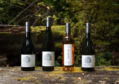 central otago wet jacket wine pinot noir rose chardonnay gewurztraminer sauvignon blanc